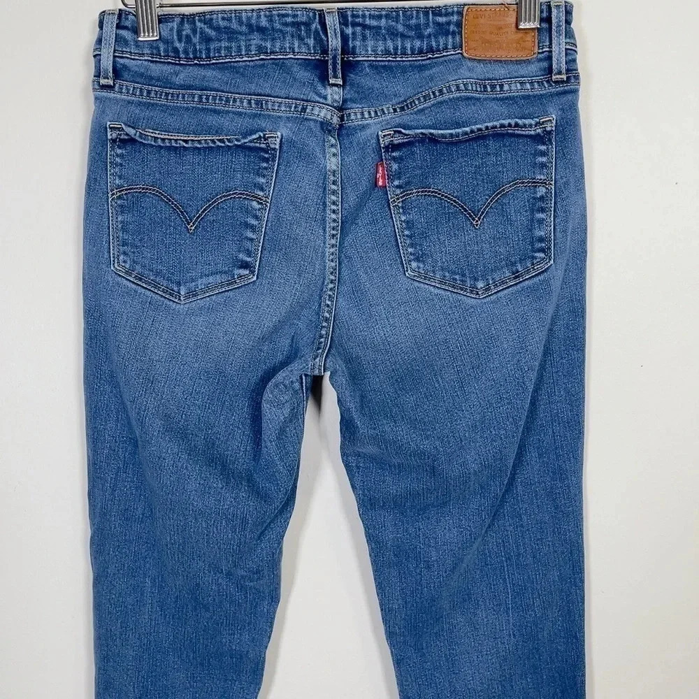 Levi's Premium  Skinny Frayed Hem Jeans - Picture 12 of 15